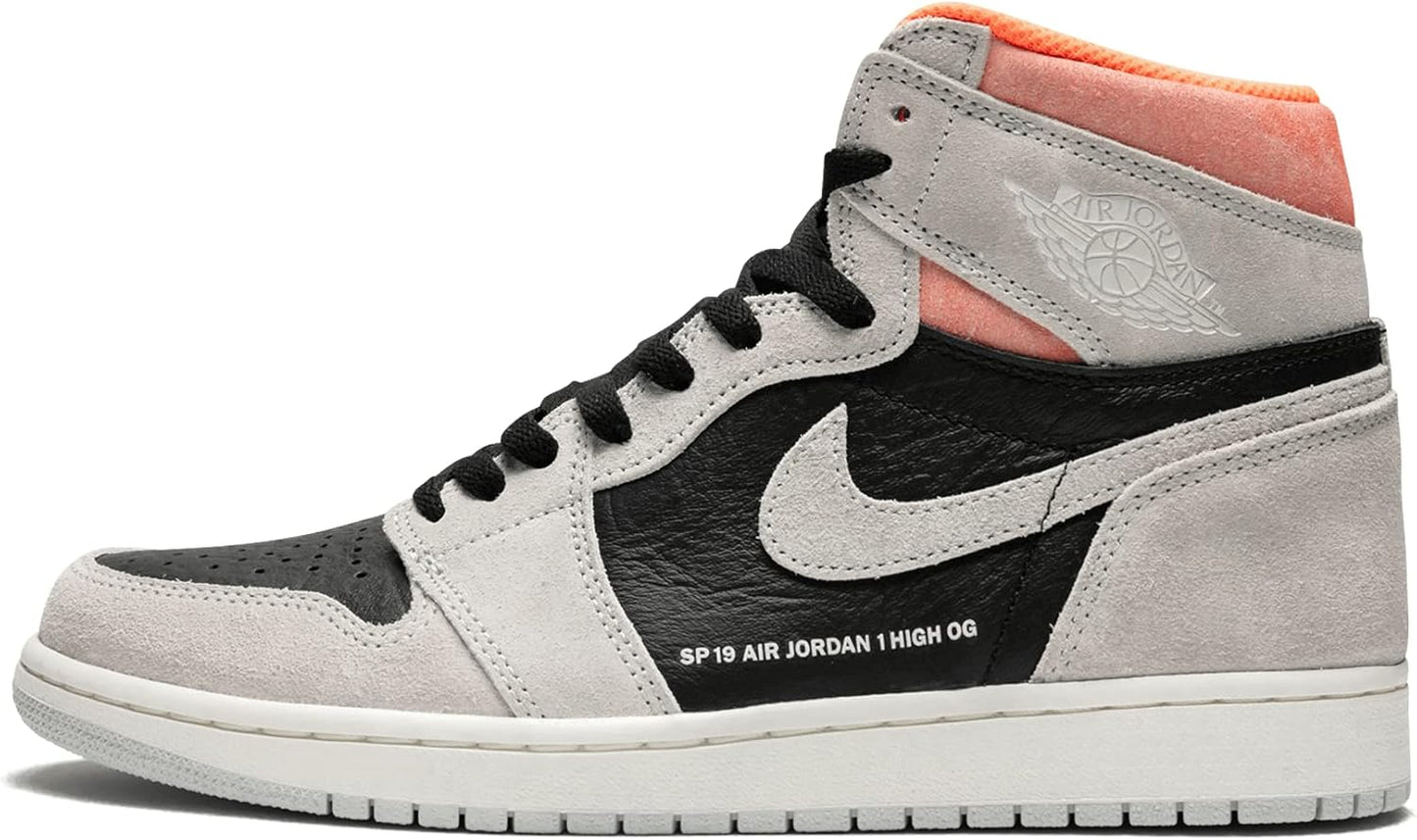 Air Jordan RETRO 1 HIGH OG GREY HYPER CRIMSON